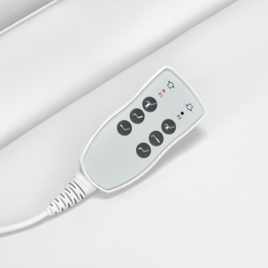 AZZURRO profesionali elektrinė kosmetologinė kėdė - gultas 891 (3 varikliai), baltos spalvos 12 AZZURRO profesionali elektrinė kosmetologinė kėdė - gultas 891 (3 varikliai), baltos spalvos 12