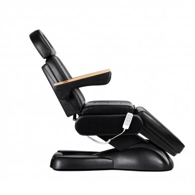 Profesionali kosmetolgonė lova grožio salonams SILLON LUX 273B + meistro kėdutė №304  juodos spalvos 2