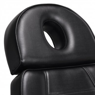 Профессиональная косметологическая кровать для салонов красоты SILLON LUX 273B + кресло мастера №304 цвет черный 13