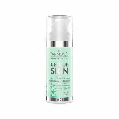 FARMONA UNIQUE SKIN face cream for mixed skin with zinc PCA, 50 ml. FARMONA UNIQUE SKIN face cream for mixed skin with zinc PCA, 50 ml.
