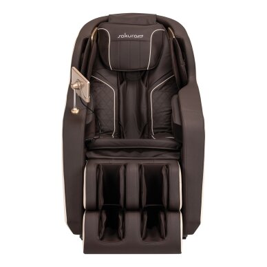 Массажное кресло SAKURA COMFORT PLUS 806, коричневое. 1