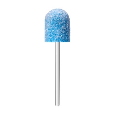 EXO BLUE MED vienkartiniai antgaliai pedikiūrui HARD CAP 10 mm 60 gritų, 20 vnt. 1