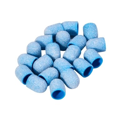 EXO BLUE MED vienkartiniai antgaliai pedikiūrui HARD CAP 10 mm 80 gritų, 20 vnt. EXO BLUE MED vienkartiniai antgaliai pedikiūrui HARD CAP 10 mm 80 gritų, 20 vnt.