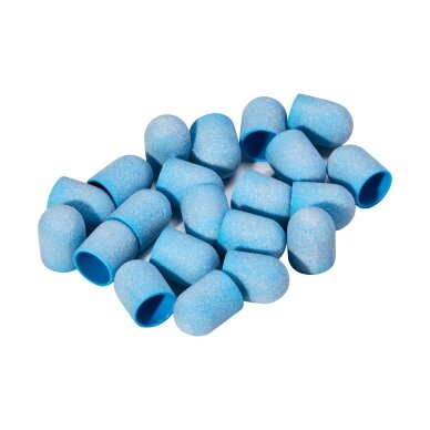EXO BLUE MED vienkartiniai antgaliai pedikiūrui HARD CAP 13 mm 220 gritų, 20 vnt. EXO BLUE MED vienkartiniai antgaliai pedikiūrui HARD CAP 13 mm 220 gritų, 20 vnt.