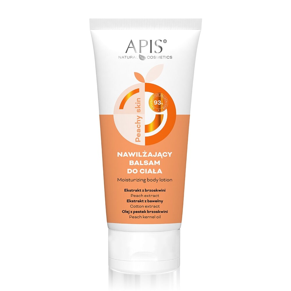 APIS PEACHY SKIN drėkinamasis kūno losjonas sausai odai, 200 ml APIS PEACHY SKIN drėkinamasis kūno losjonas sausai odai, 200 ml