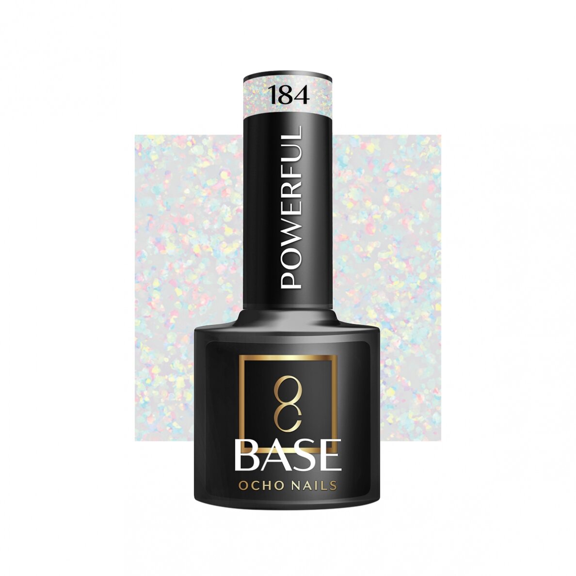 OCHO NAILS hibridinė gelinio lakavimo bazė POWERFULL 184, 5 g. OCHO NAILS hibridinė gelinio lakavimo bazė POWERFULL 184, 5 g.