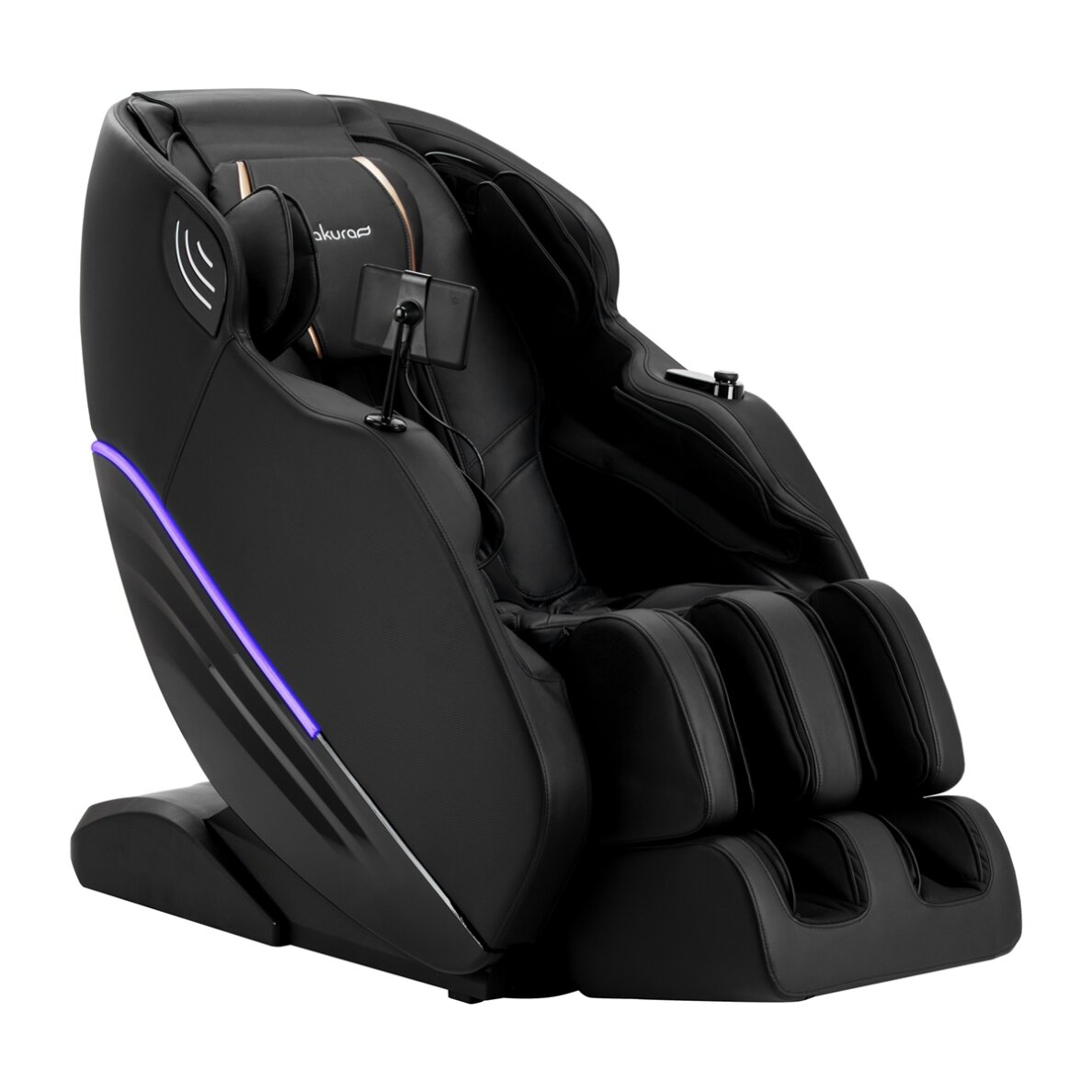 SAKURA MAXIMUS 3D armchair with massage function 809, black SAKURA MAXIMUS 3D armchair with massage function 809, black
