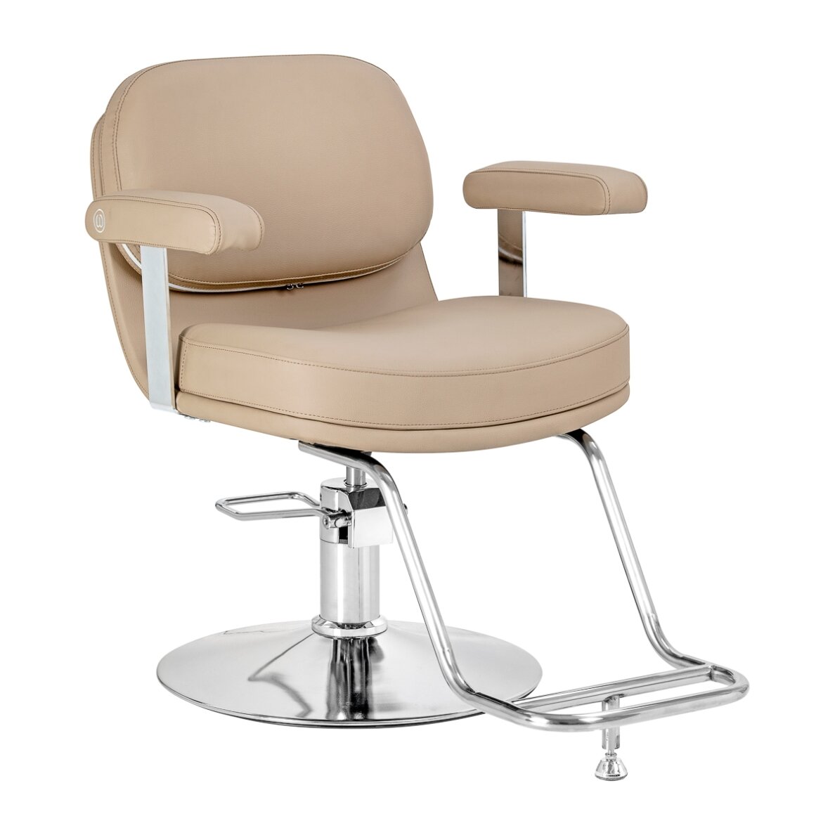 Professional barber chair OMEGA ASTRA, beige Professional barber chair OMEGA ASTRA, beige