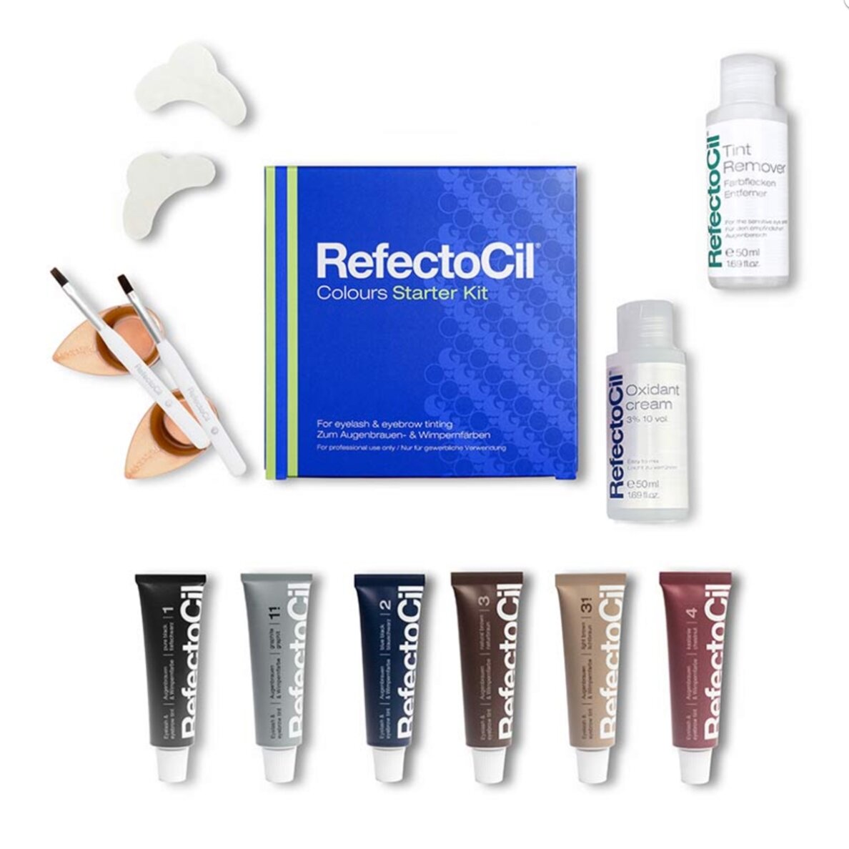 REFECTOCIL COLOURS STARTER KIT long-lasting eyebrow, eyelash and beard dye set 3 REFECTOCIL COLOURS STARTER KIT long-lasting eyebrow, eyelash and beard dye set 3
