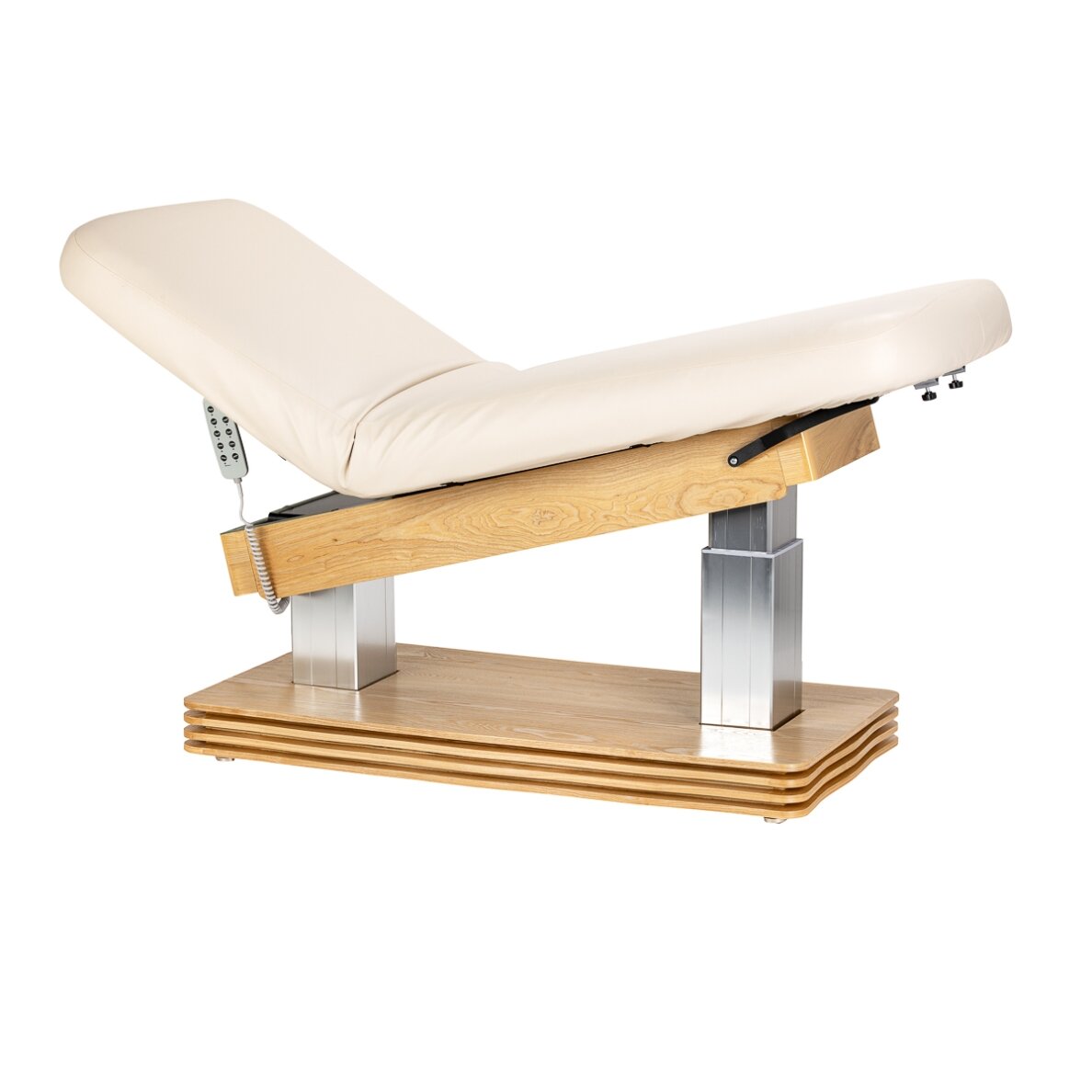 Профессиональный массажный и СПА-кровать SILLON COMFORT, бежевый с коричневым основанием. 2 Профессиональный массажный и СПА-кровать SILLON COMFORT, бежевый с коричневым основанием. 2