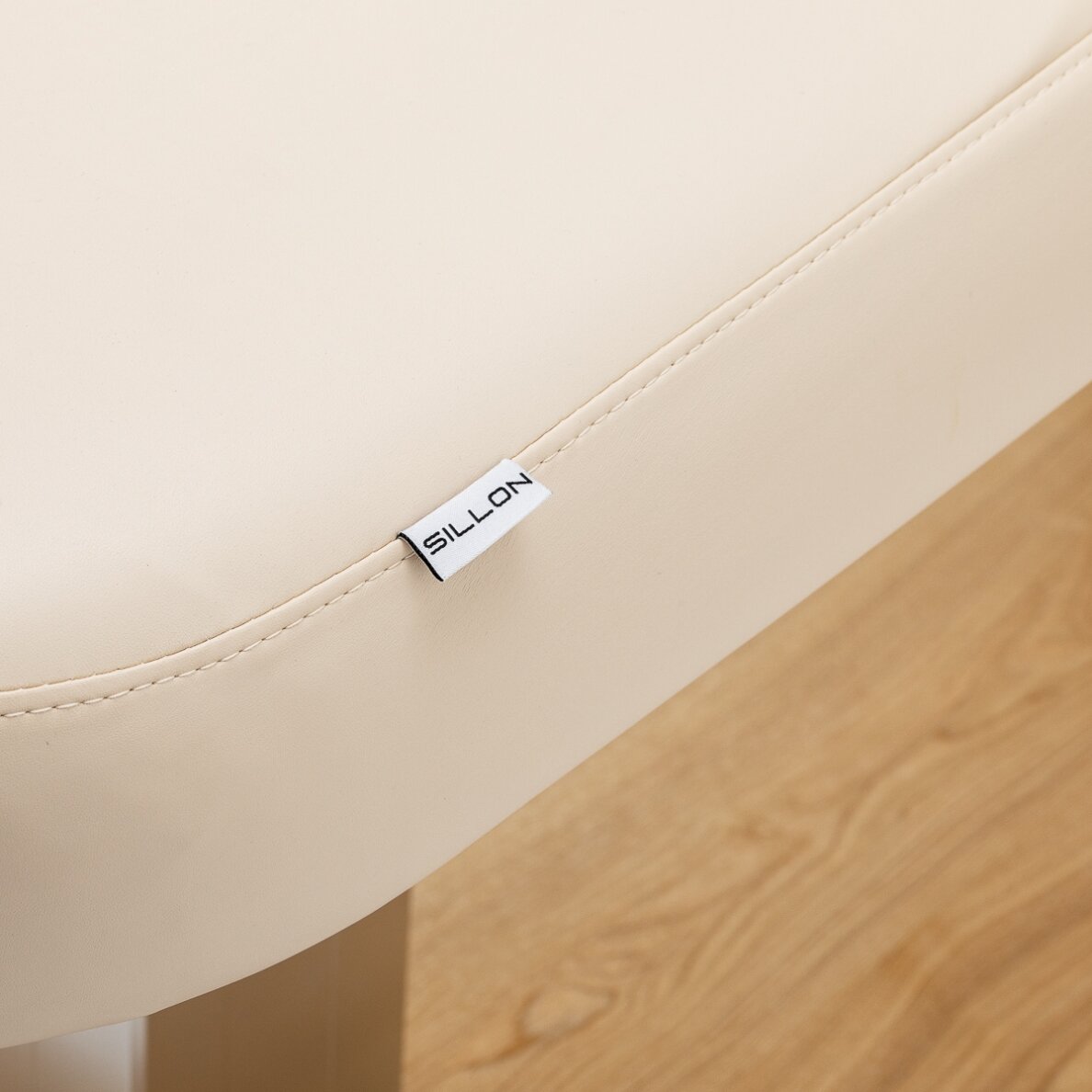 Профессиональный массажный и СПА-кровать SILLON COMFORT, бежевый с коричневым основанием. 15