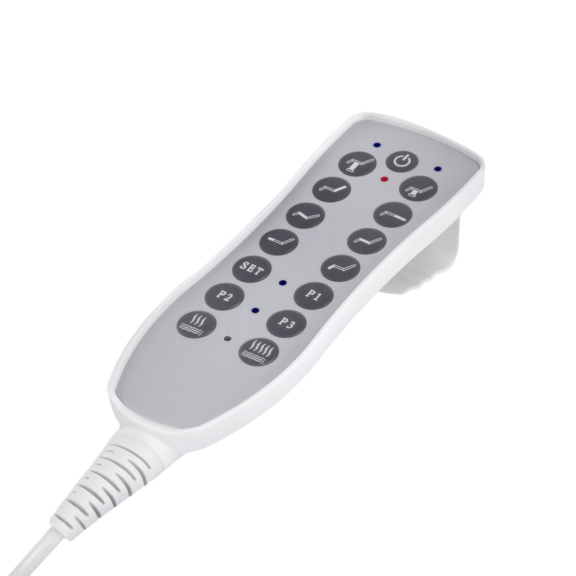 Profesionalus elektrinis gultas-lova kosmetologams AZZURRO 708A 4, baltos spalvos 9 Profesionalus elektrinis gultas-lova kosmetologams AZZURRO 708A 4, baltos spalvos 9
