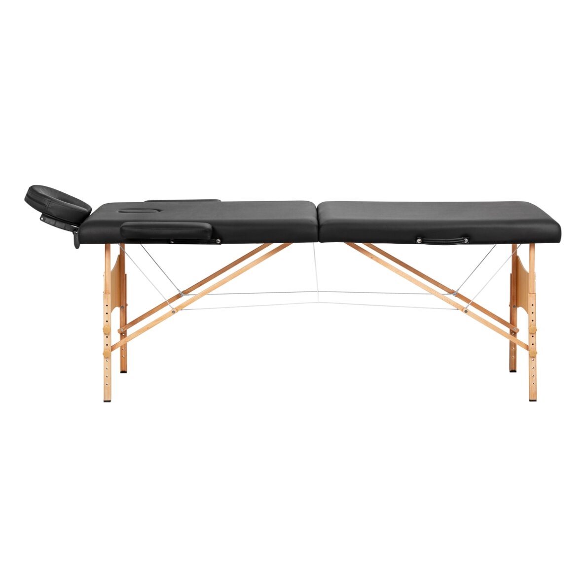 BALANCE wooden folding massage table 2 segment black 1 BALANCE wooden folding massage table 2 segment black 1
