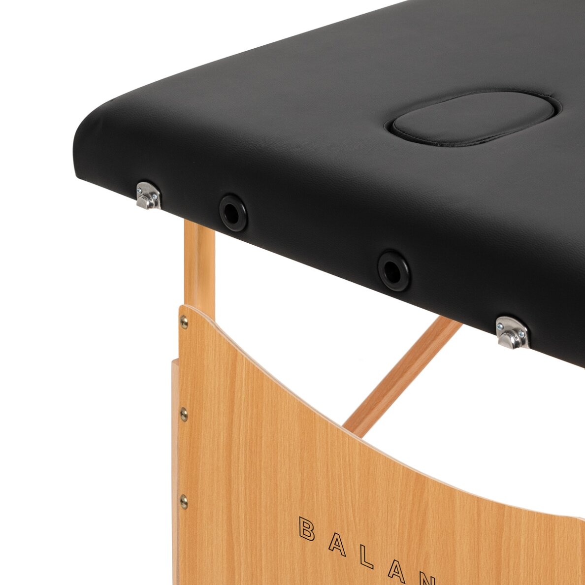 BALANCE wooden folding massage table 2 segment black 3 BALANCE wooden folding massage table 2 segment black 3