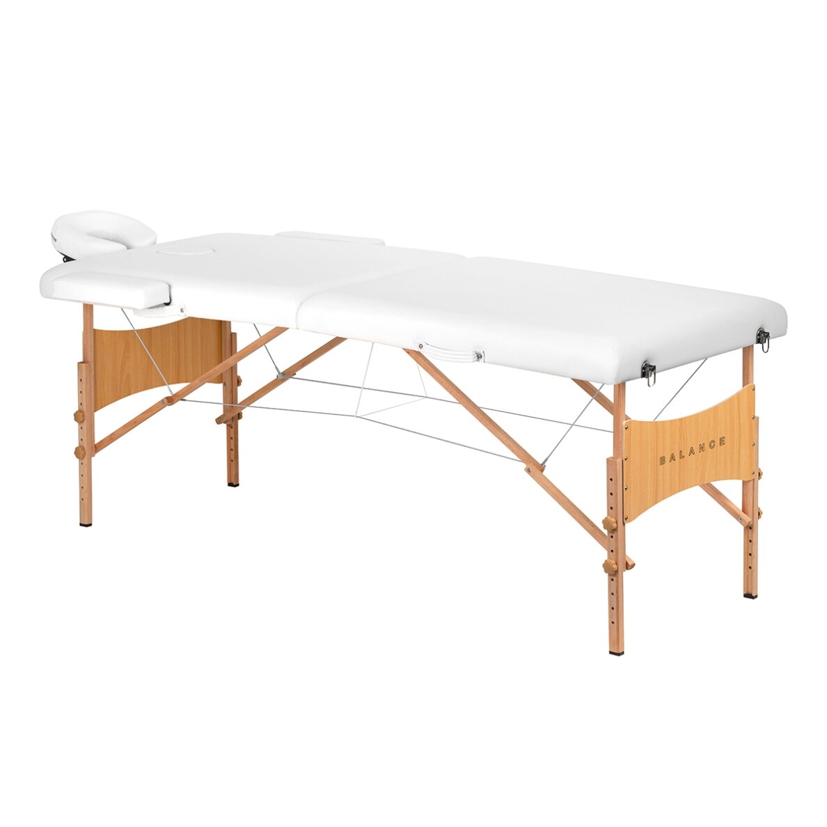 Professional folding massage table BALANCE 2, white
