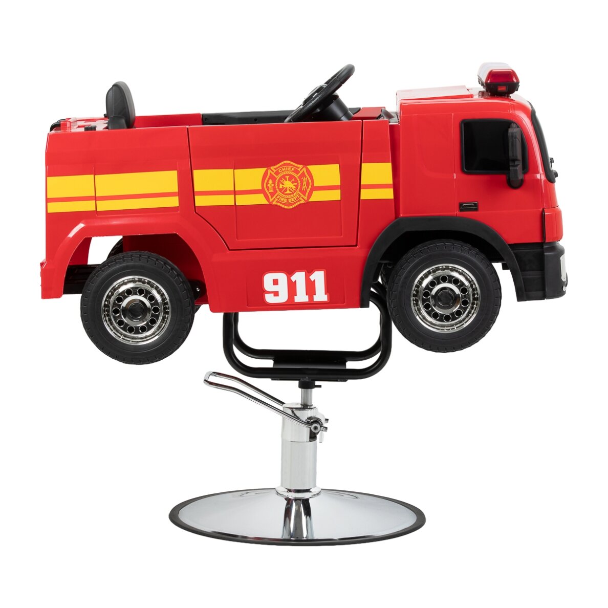 Profesionali vaikiška kėdė kirpykloms GABBIANO FIRE ENGINE, raudonos spalvos 1 Profesionali vaikiška kėdė kirpykloms GABBIANO FIRE ENGINE, raudonos spalvos 1
