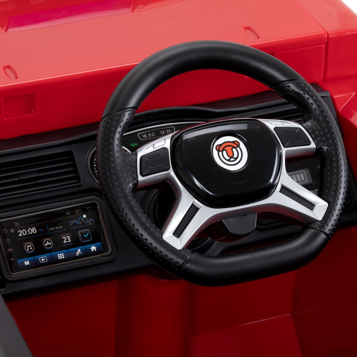 Profesionali vaikiška kėdė kirpykloms GABBIANO FIRE ENGINE, raudonos spalvos 5 Profesionali vaikiška kėdė kirpykloms GABBIANO FIRE ENGINE, raudonos spalvos 5