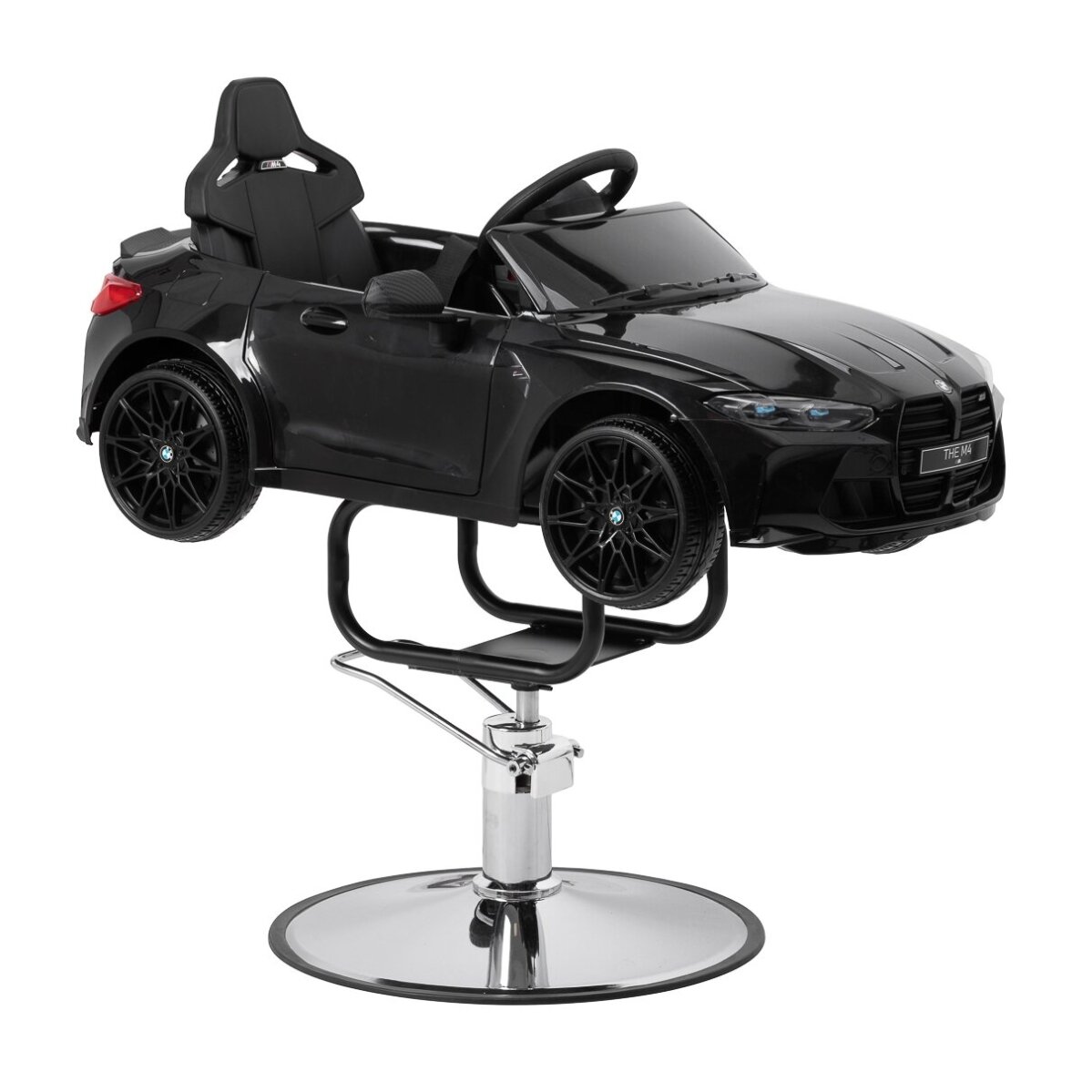 Профессиональное детское кресло для парикмахеров GABBIANO BMW, черное 1