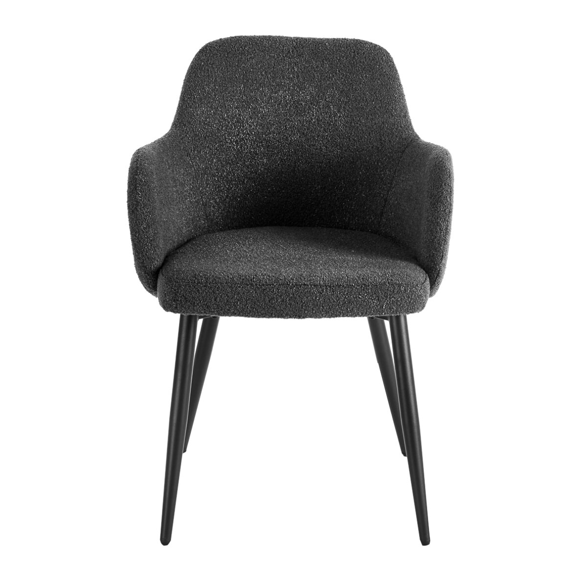 4RICO INTRA waiting and living room chair, black color 2