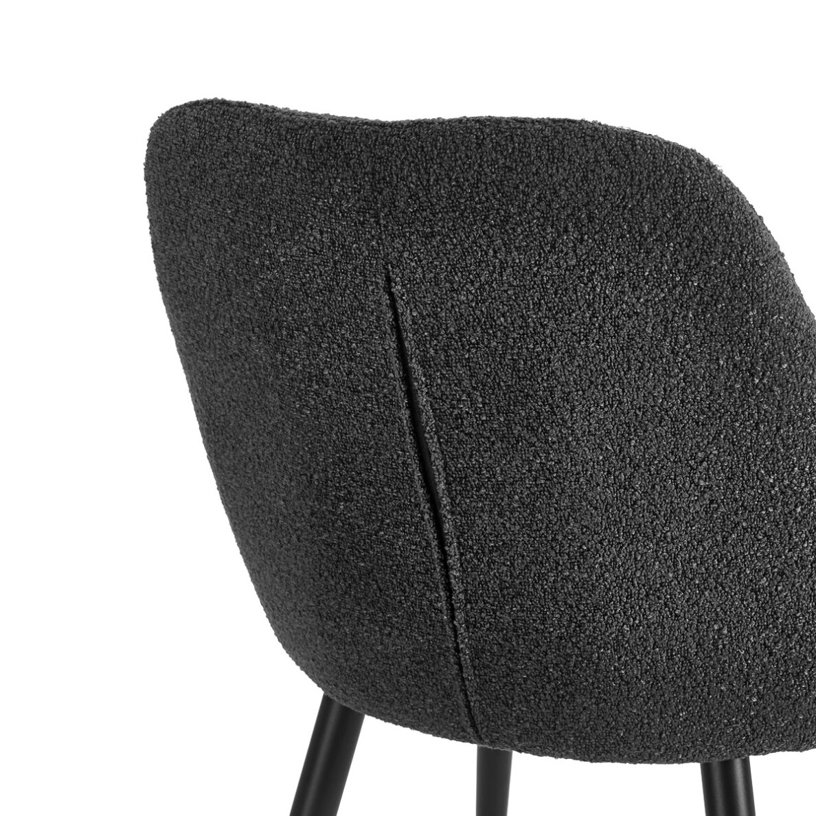 4RICO INTRA waiting and living room chair, black color 4 4RICO INTRA waiting and living room chair, black color 4