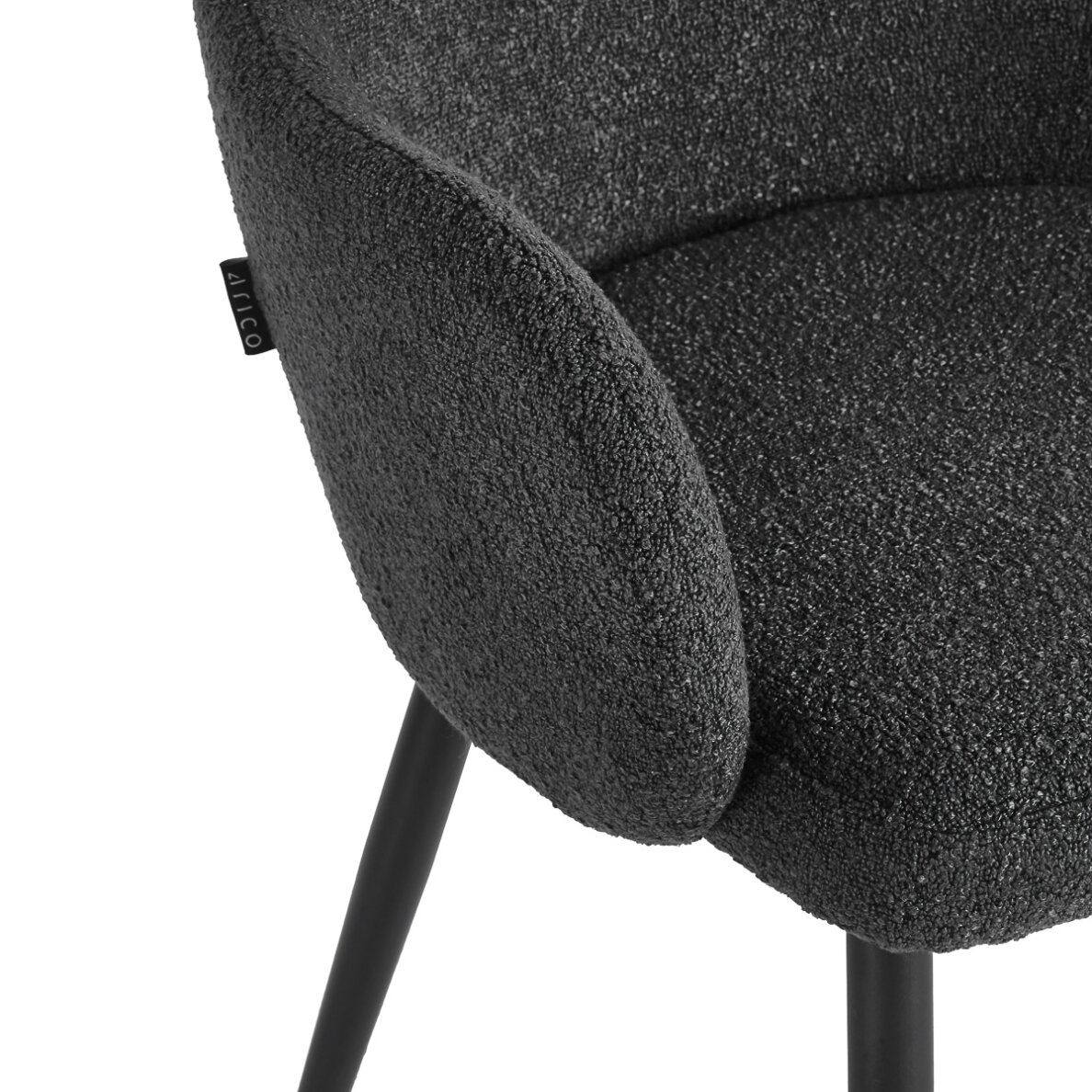 4RICO INTRA waiting and living room chair, black color 6 4RICO INTRA waiting and living room chair, black color 6