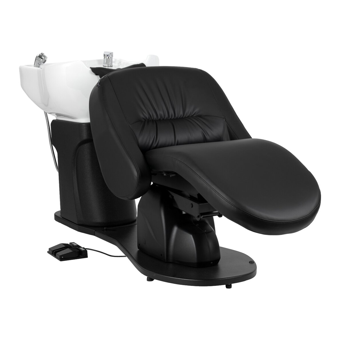 Professional electric hairdressing sink GABBIANO TRYCHO 2, black