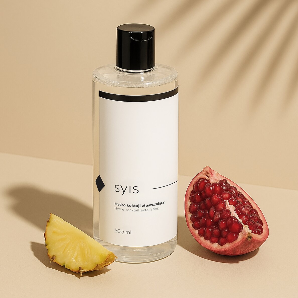 SYIS HYDRO EXFOLIATING COCKTAIL valomasis kokteilis visiems odos tipams, 500 ml 1 SYIS HYDRO EXFOLIATING COCKTAIL valomasis kokteilis visiems odos tipams, 500 ml 1
