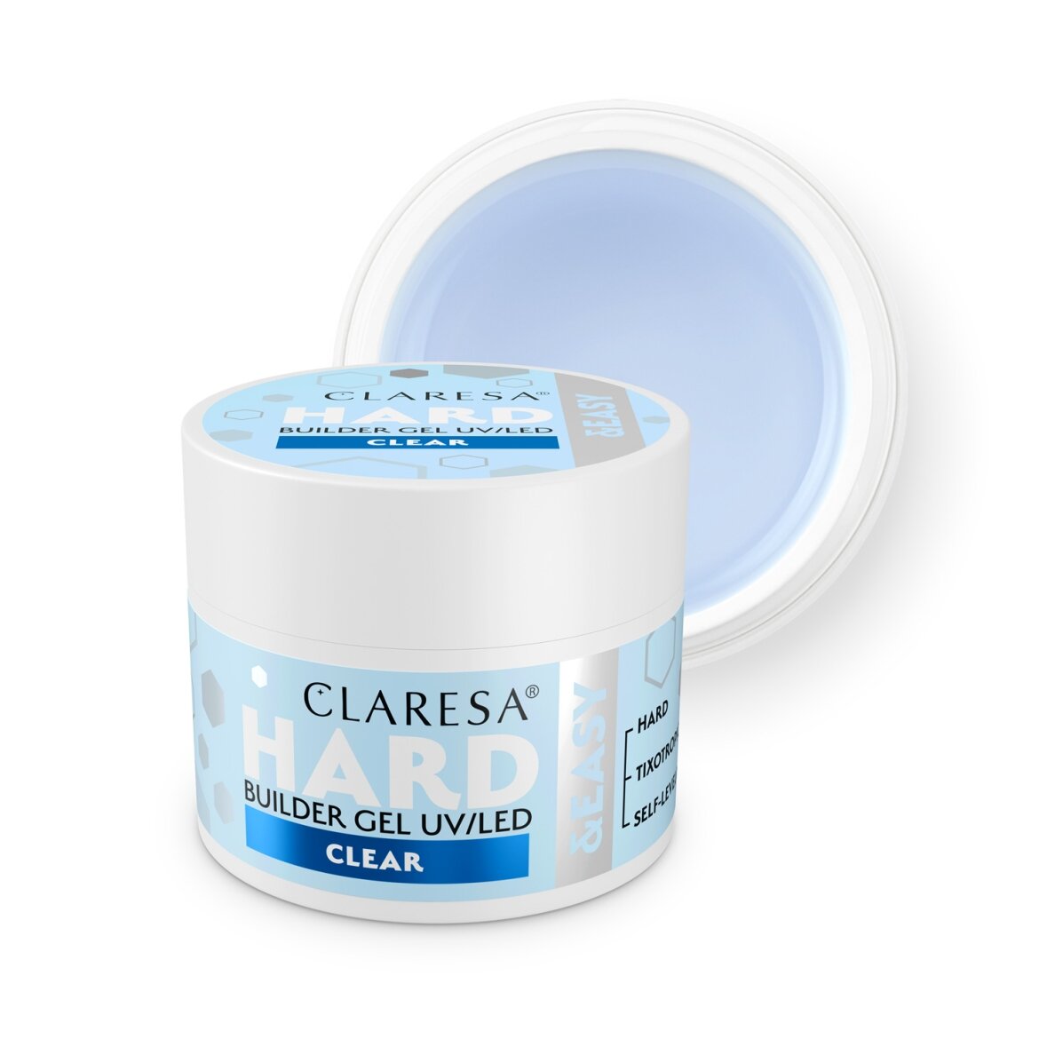 CLARESA BUILDER Hard&Easy building gel CLEAR, 45 g CLARESA BUILDER Hard&Easy building gel CLEAR, 45 g