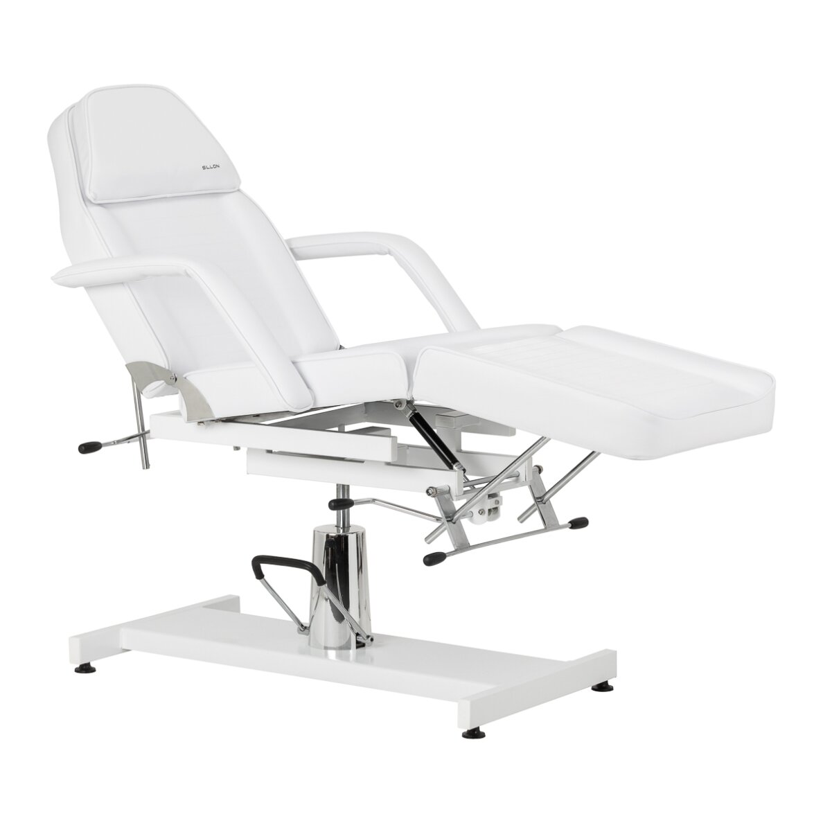 SILLON 210 professional hydraulic cosmetology chair-bed with rocking function, white 2