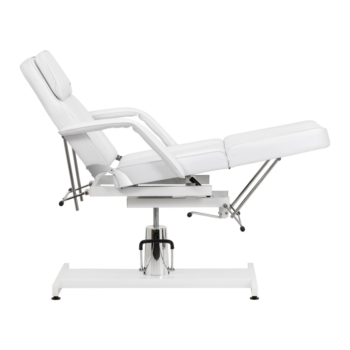 SILLON 210 professional hydraulic cosmetology chair-bed with rocking function, white 3