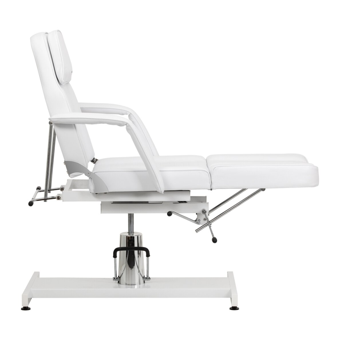 SILLON 210 professional hydraulic cosmetology chair-bed with rocking function, white 6