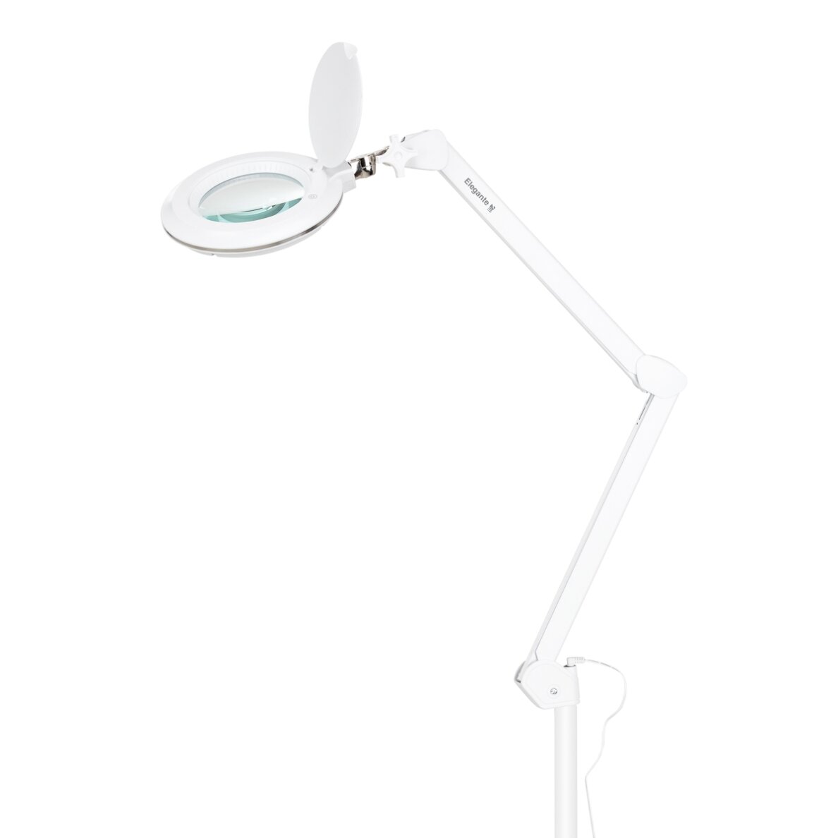 Profesionali kosmetologinė LED lempa - lupa ELEGANTE 6031, baltos spalvos 1