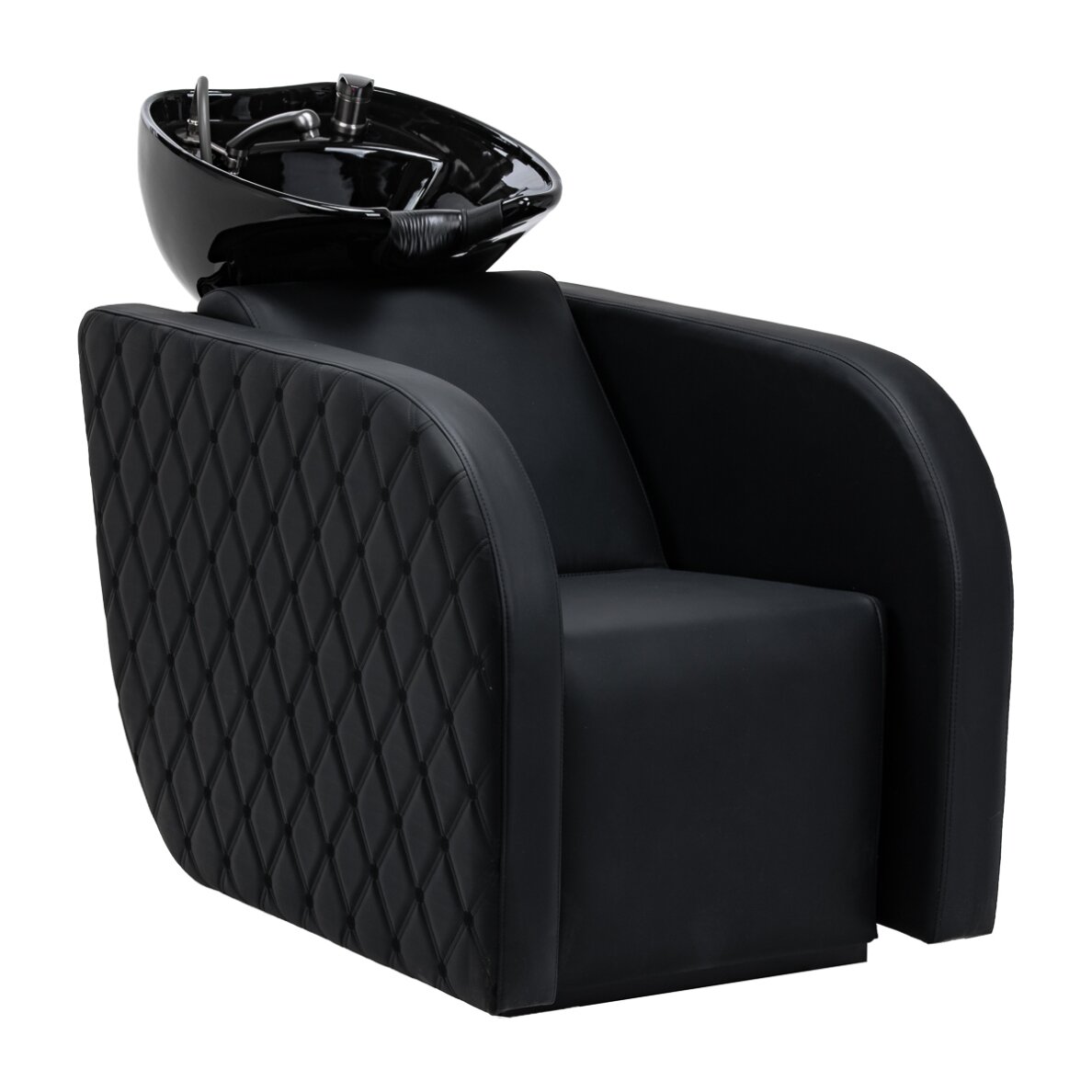 GABBIANO professional hairdressing sink INES with massage function, black GABBIANO professional hairdressing sink INES with massage function, black