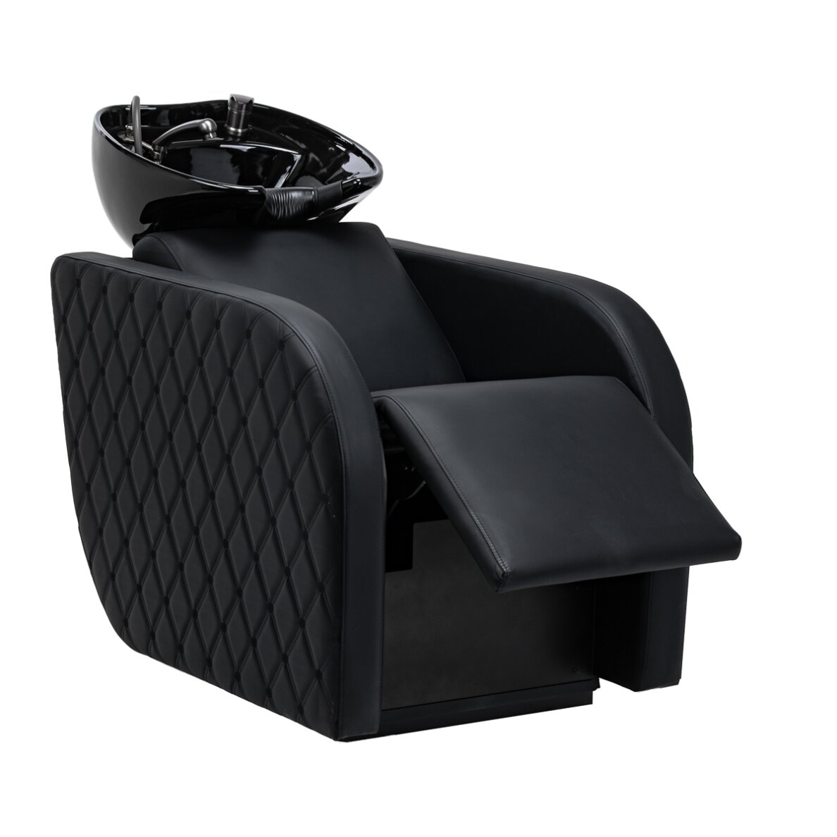 GABBIANO professional hairdressing sink INES with massage function, black 1 GABBIANO professional hairdressing sink INES with massage function, black 1