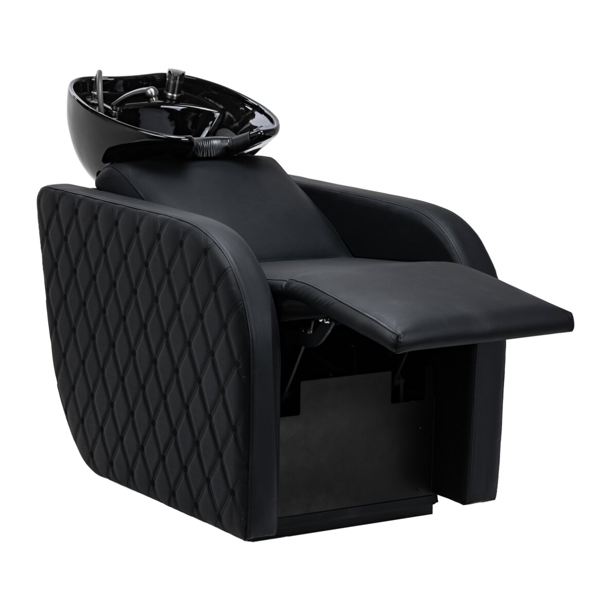 GABBIANO professional hairdressing sink INES with massage function, black 2