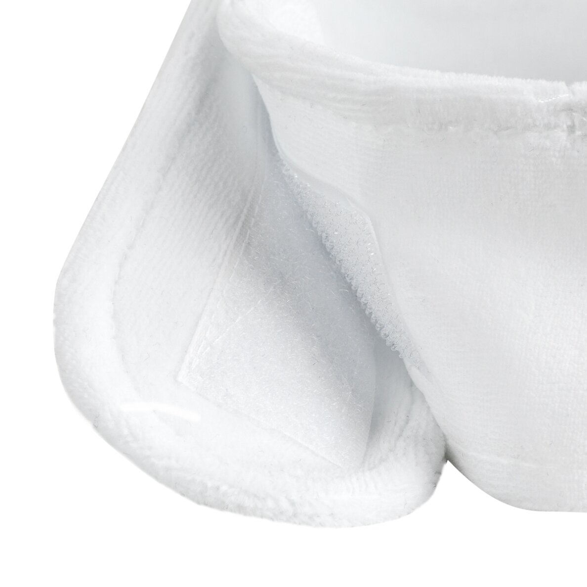 SYIS velour headband for cosmetic procedures, white 1