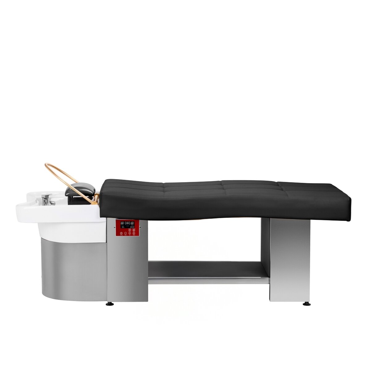 GABBIANO profesionali kirpyklos ir SPA grožio salonų plautuvė-gultas HEAD SPA 017, juodos spalvos 1