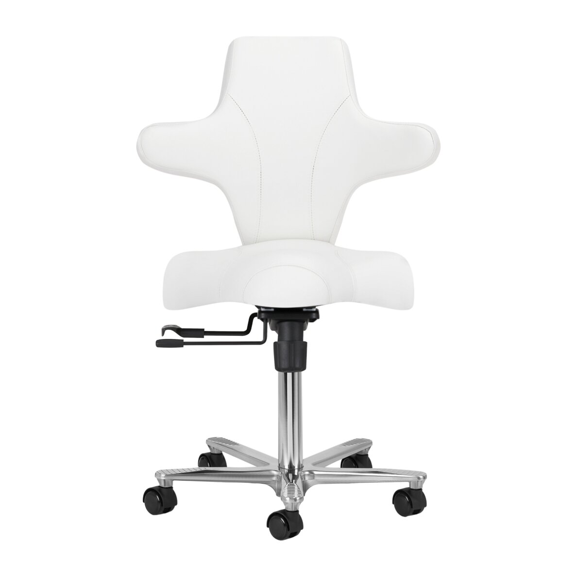 Professional craftsman's chair with adjustable seat angle AZZURRO SPECIAL 152, cool white 1 Professional craftsman's chair with adjustable seat angle AZZURRO SPECIAL 152, cool white 1