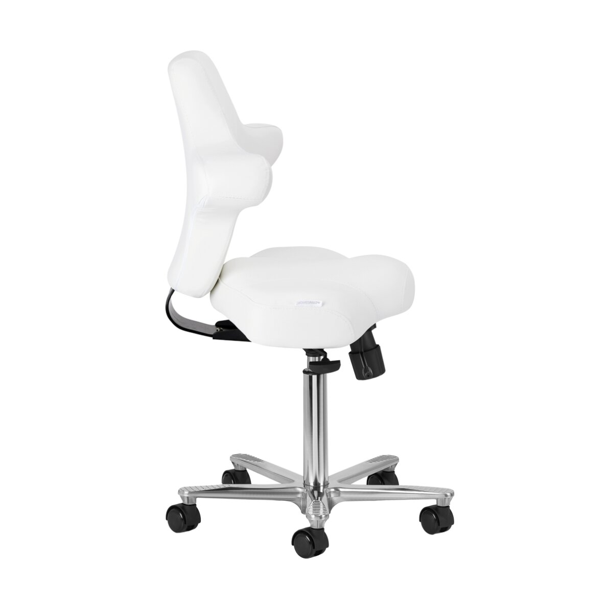 Professional craftsman's chair with adjustable seat angle AZZURRO SPECIAL 152, cool white 3 Professional craftsman's chair with adjustable seat angle AZZURRO SPECIAL 152, cool white 3