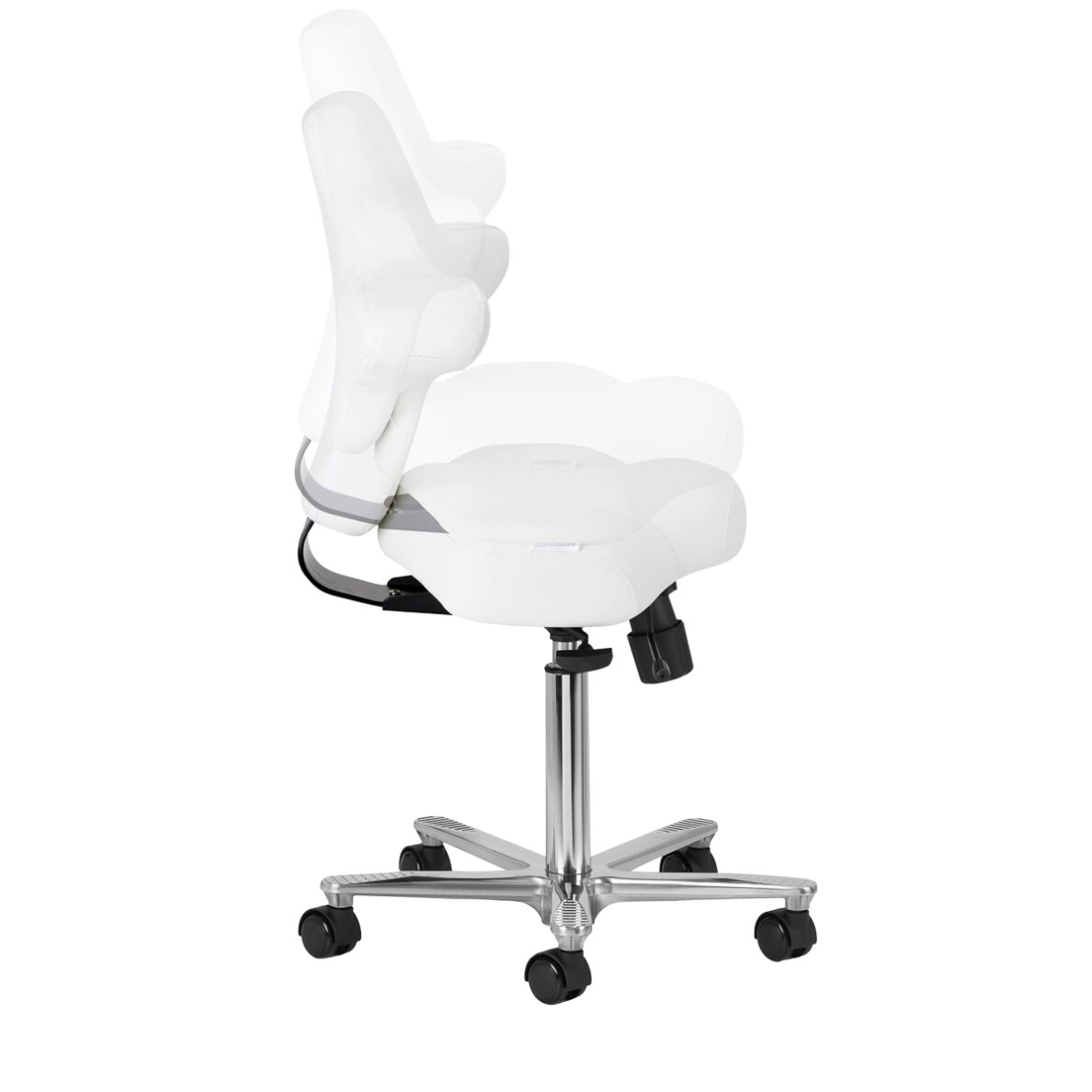Professional craftsman's chair with adjustable seat angle AZZURRO SPECIAL 152, cool white 6 Professional craftsman's chair with adjustable seat angle AZZURRO SPECIAL 152, cool white 6