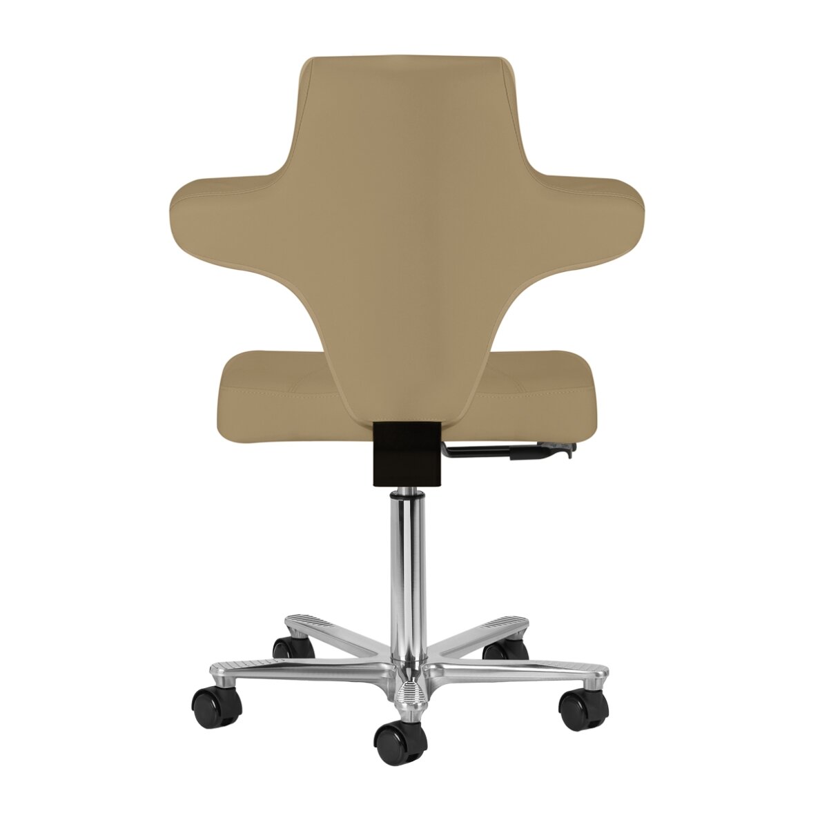 Professional craftsman's chair with adjustable seat angle AZZURRO SPECIAL 152, cream color 2