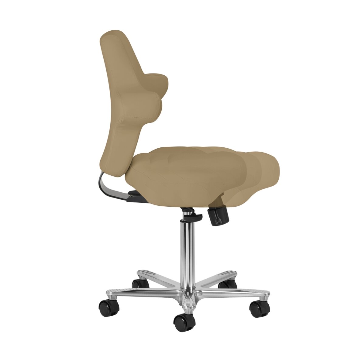 Professional craftsman's chair with adjustable seat angle AZZURRO SPECIAL 152, cream color 4 Professional craftsman's chair with adjustable seat angle AZZURRO SPECIAL 152, cream color 4