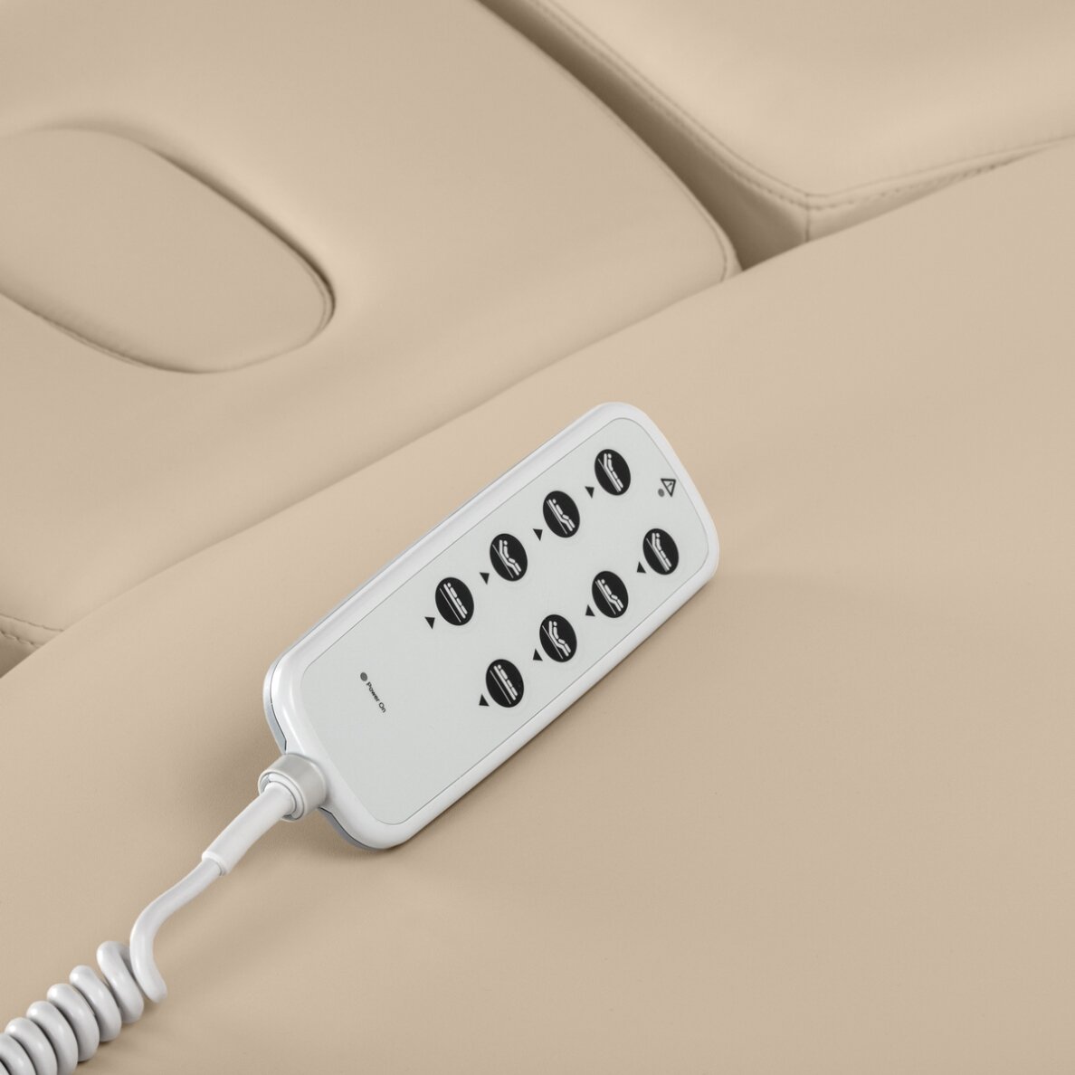 Professional electric massage and SPA bed SILLON RELAX, beige with black base 16 Professional electric massage and SPA bed SILLON RELAX, beige with black base 16