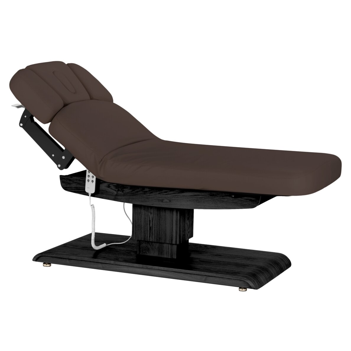 Professional electric massage and SPA bed SILLON RELAX, brown with black base 1