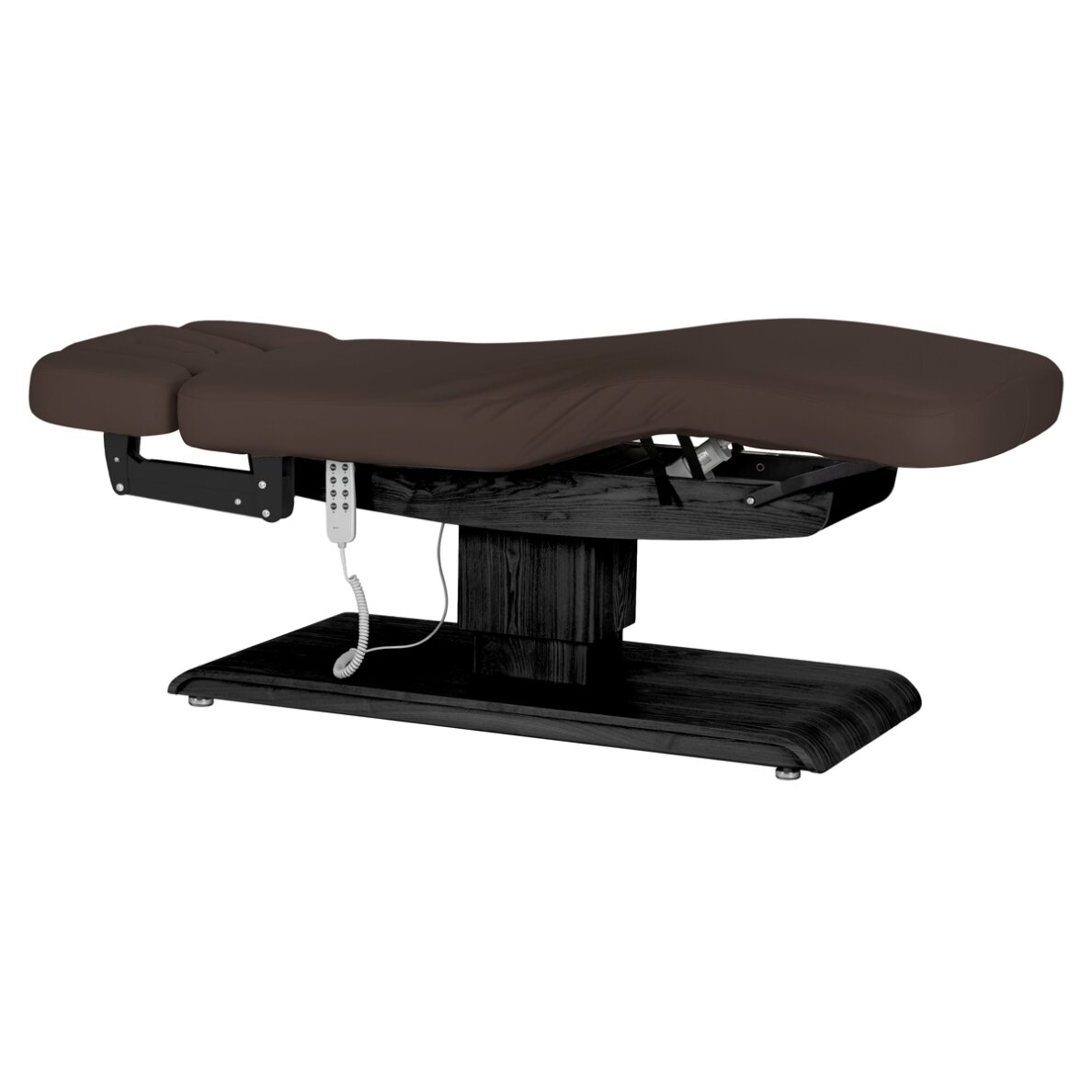 Professional electric massage and SPA bed SILLON RELAX, brown with black base 2