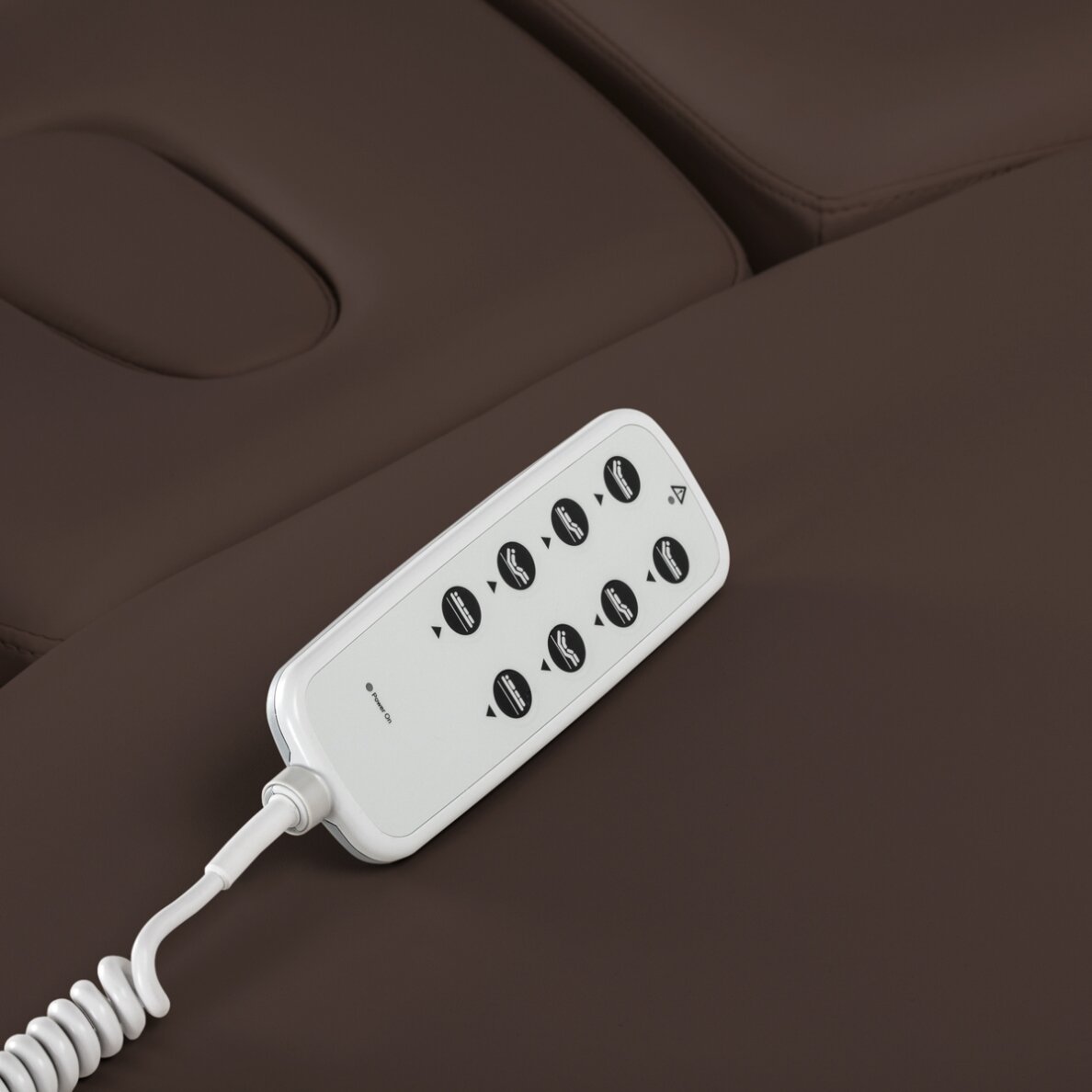 Professional electric massage and SPA bed SILLON RELAX, brown with black base 16