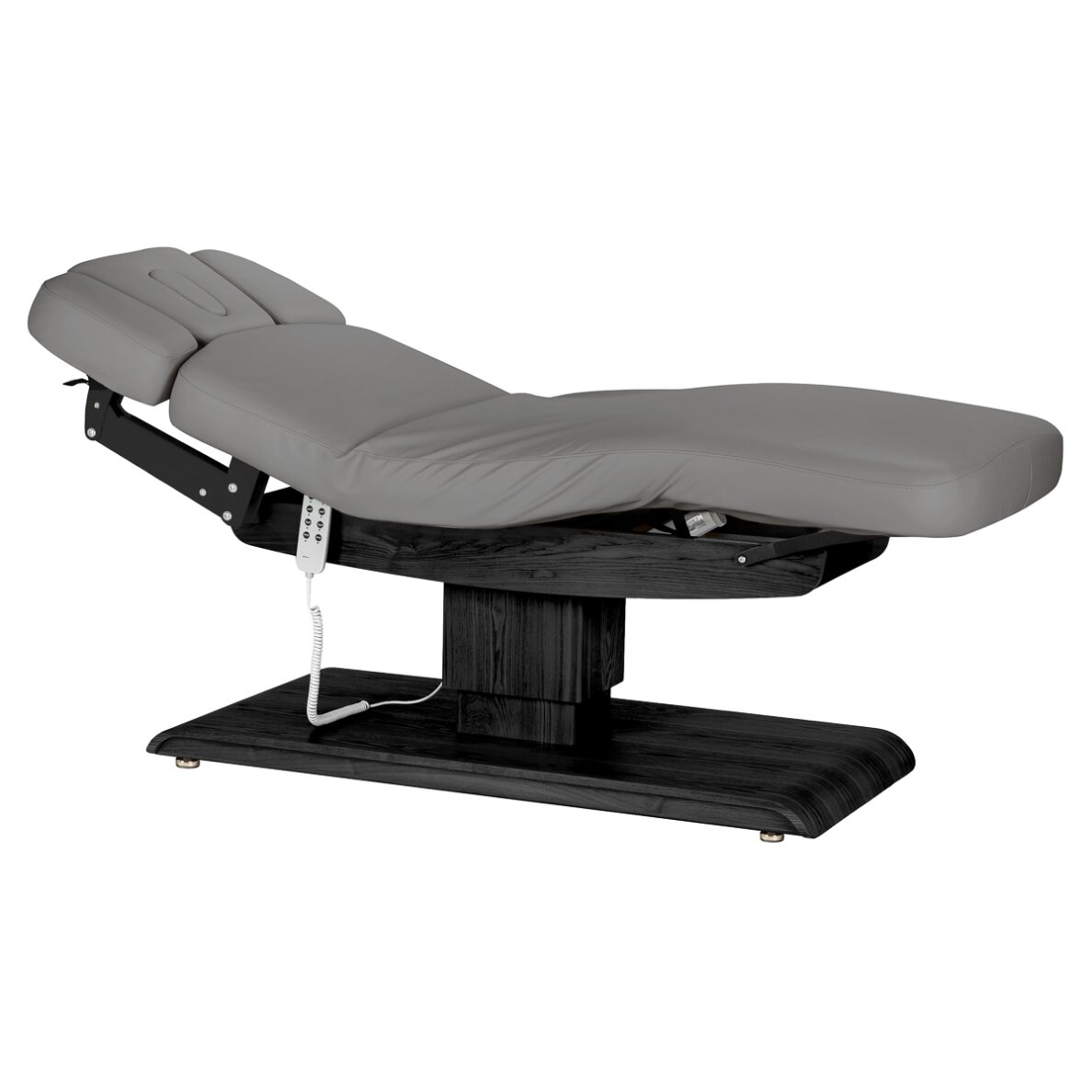 Professional electric massage and SPA bed SILLON RELAX, gray with black base