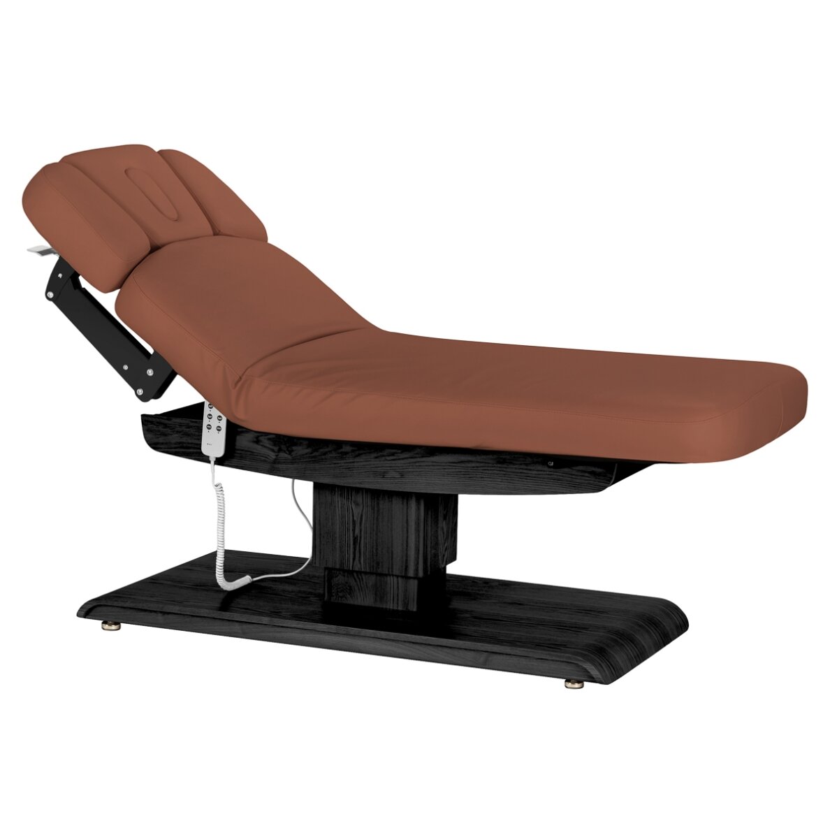 Professional electric massage and SPA bed SILLON RELAX, brown with black base 1