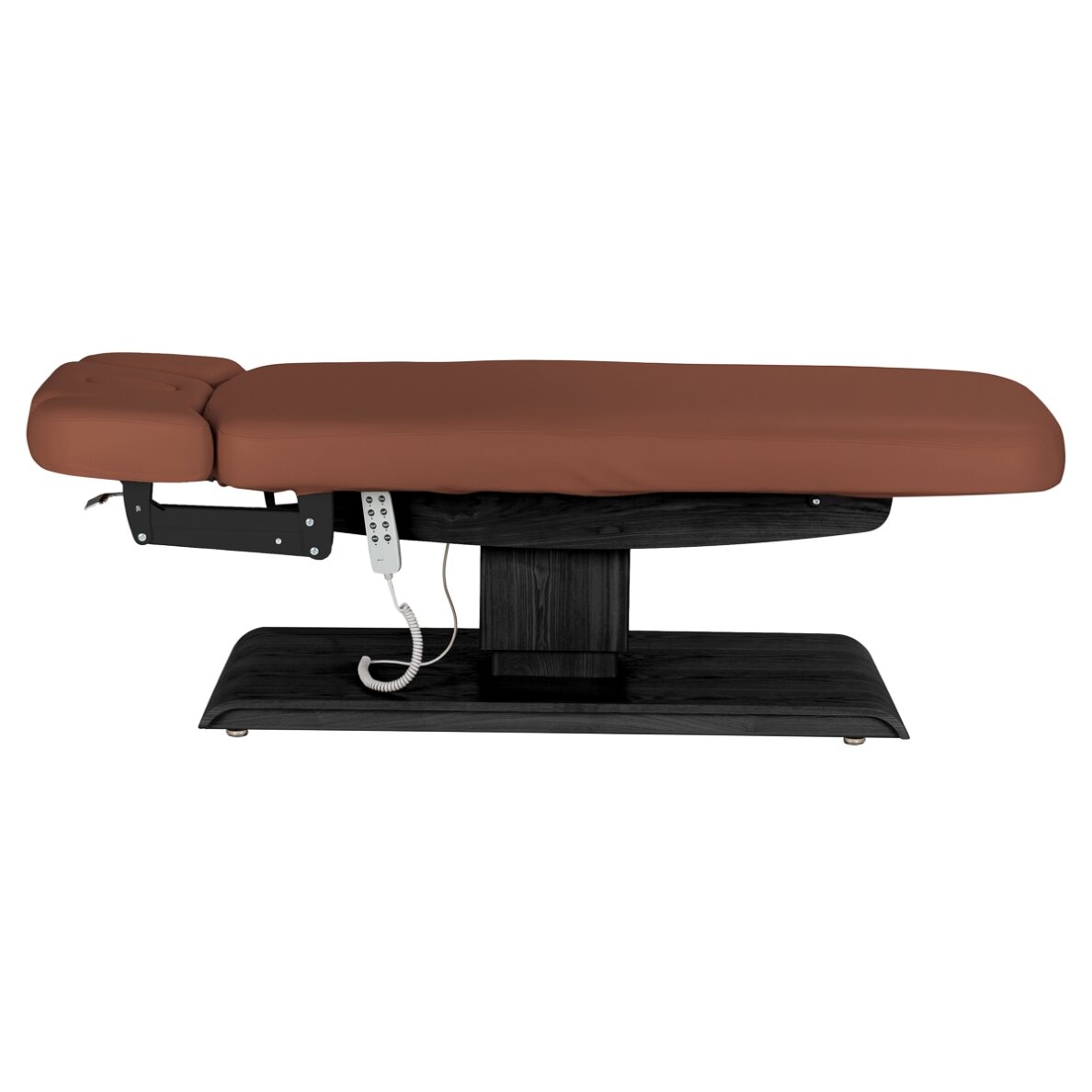Professional electric massage and SPA bed SILLON RELAX, brown with black base 4 Professional electric massage and SPA bed SILLON RELAX, brown with black base 4