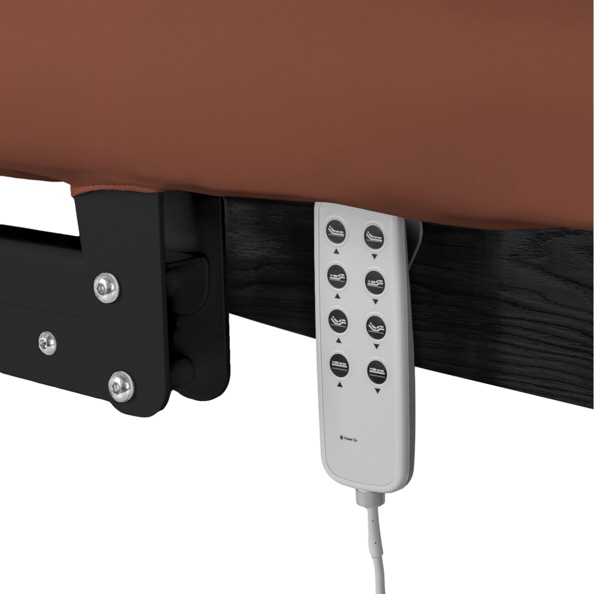 Professional electric massage and SPA bed SILLON RELAX, brown with black base 6